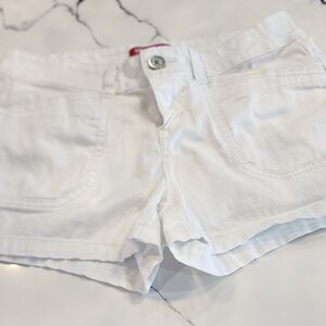 Women's White Denim Shorts